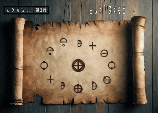 『カタカムナ』 全80首の意味−第３句の解説